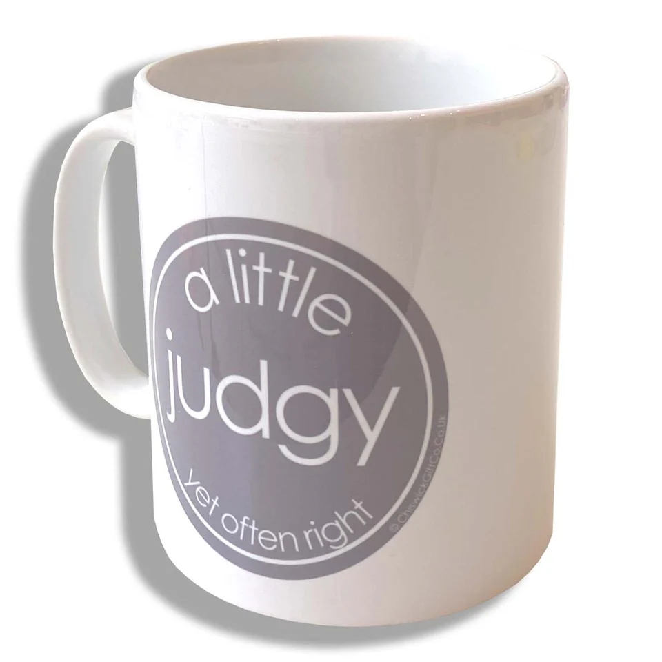 A Little Judgy (yet often right) - Mug with Keyring Gift Set - Image 5