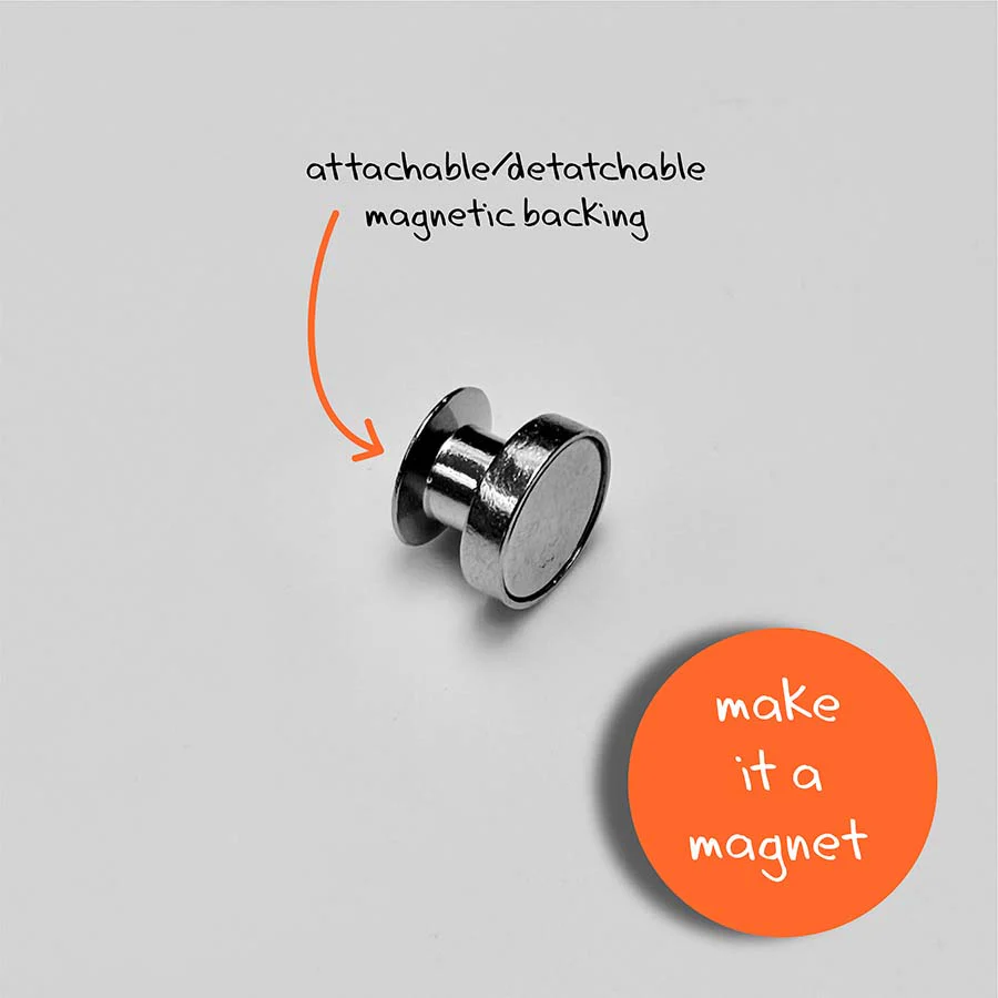 Remember To Live Latin Motto Enamel Pin - Image 6