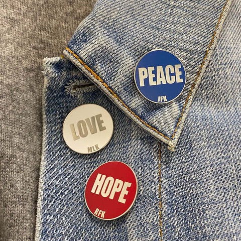 Love - MLK - Enamel Pin - Image 3