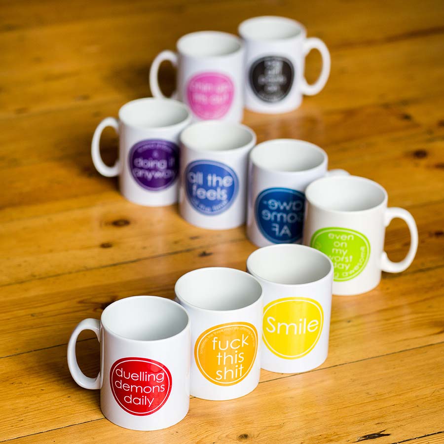 Scared Shitless & Doing It Anyway Mug - Image 5